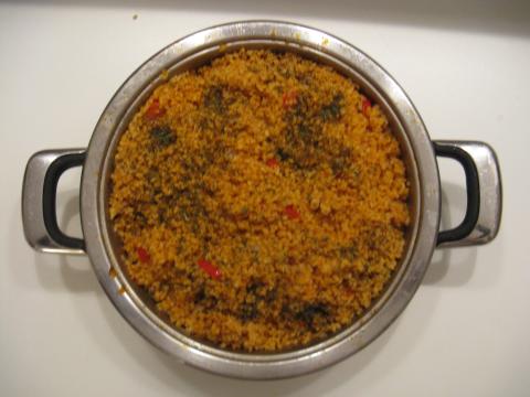 bulgur v hrnci