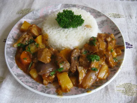 Na talíři s rýží