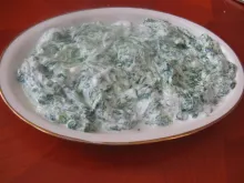 jogurt se špenátem